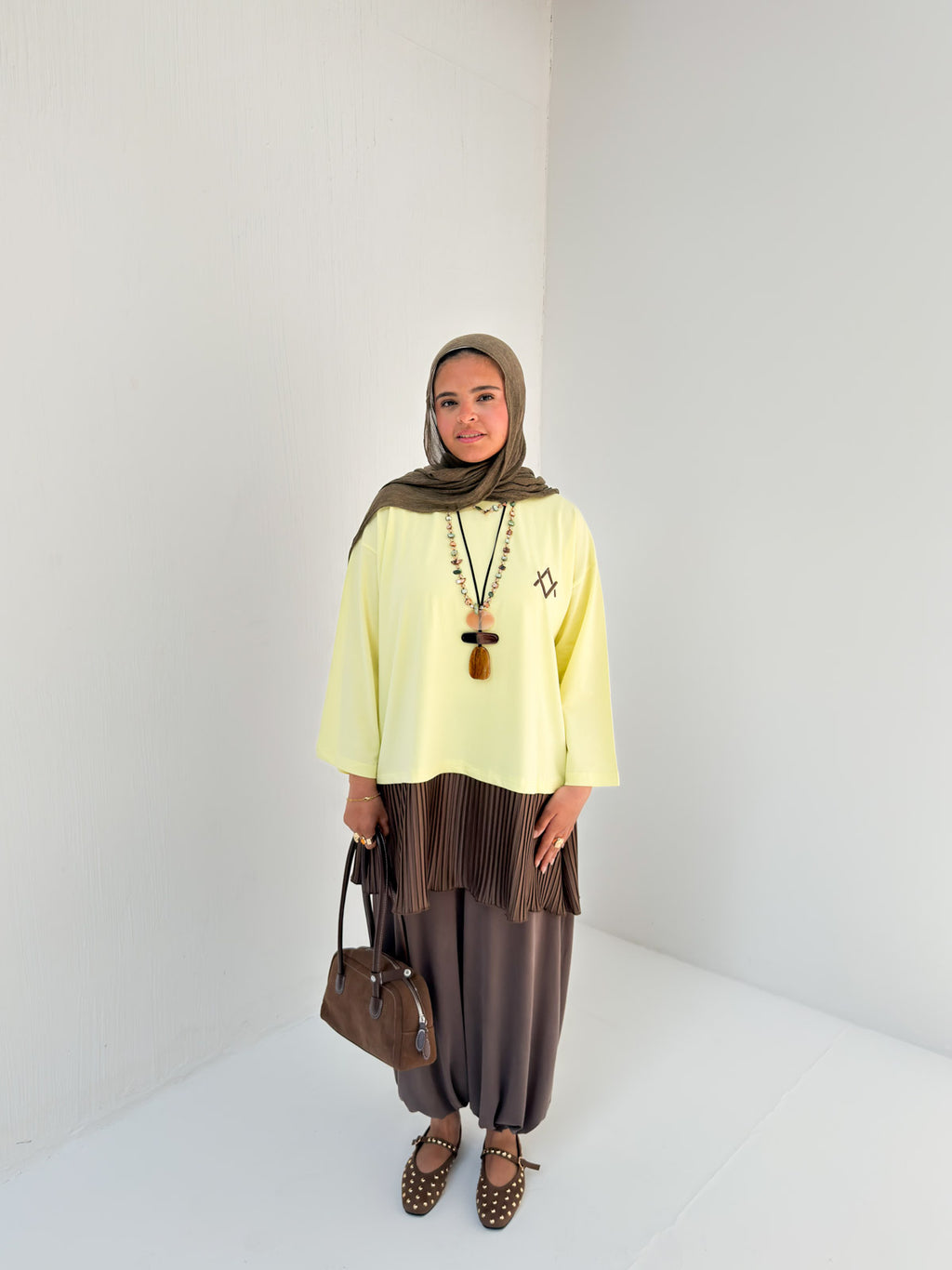 Flow-Tee Top – Butter Yellow