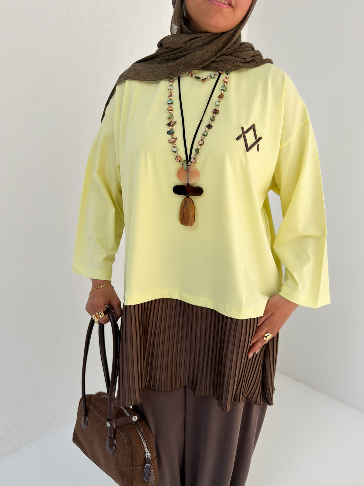 Flow-Tee Top – Butter Yellow