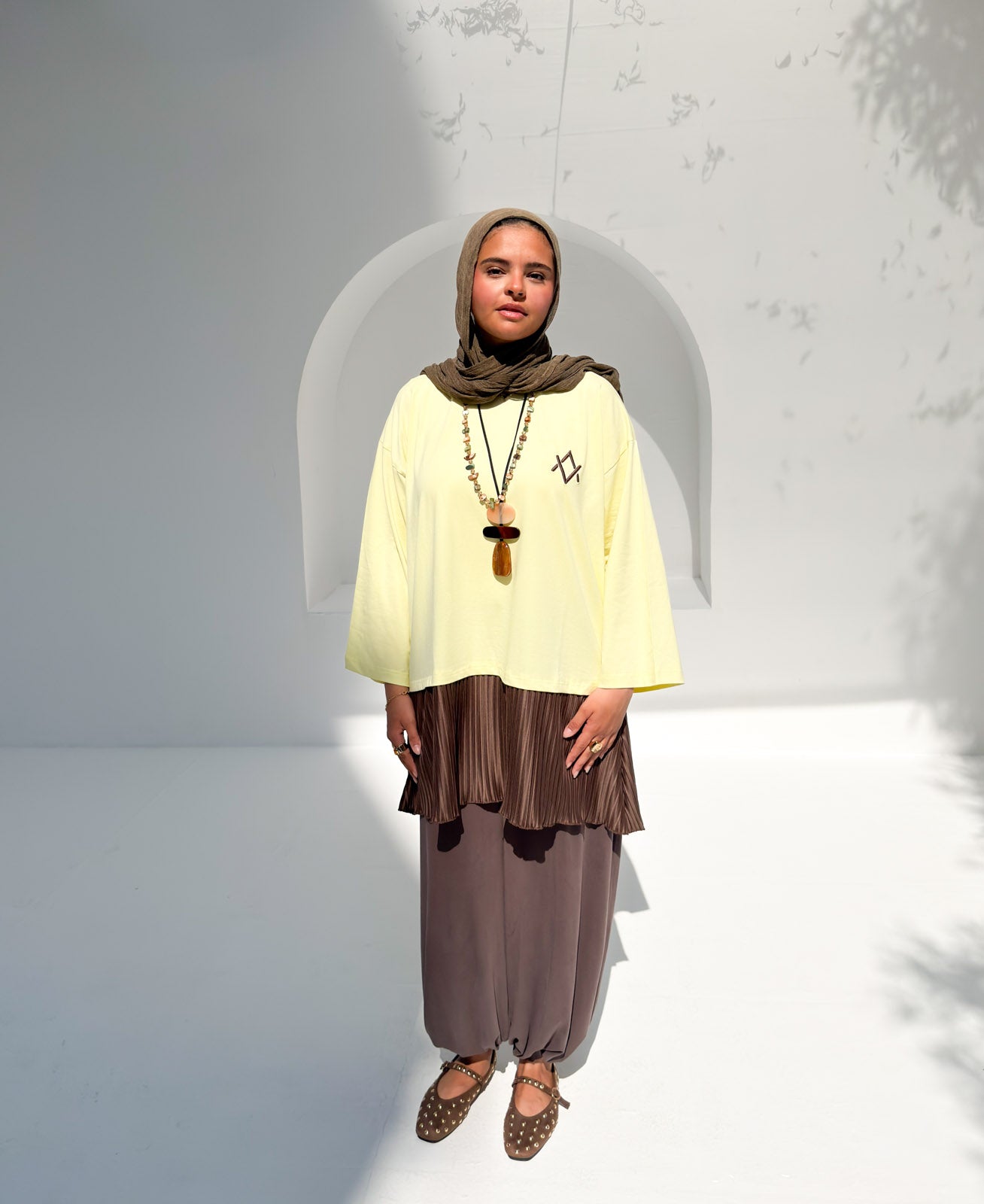 Flow-Tee Top – Butter Yellow