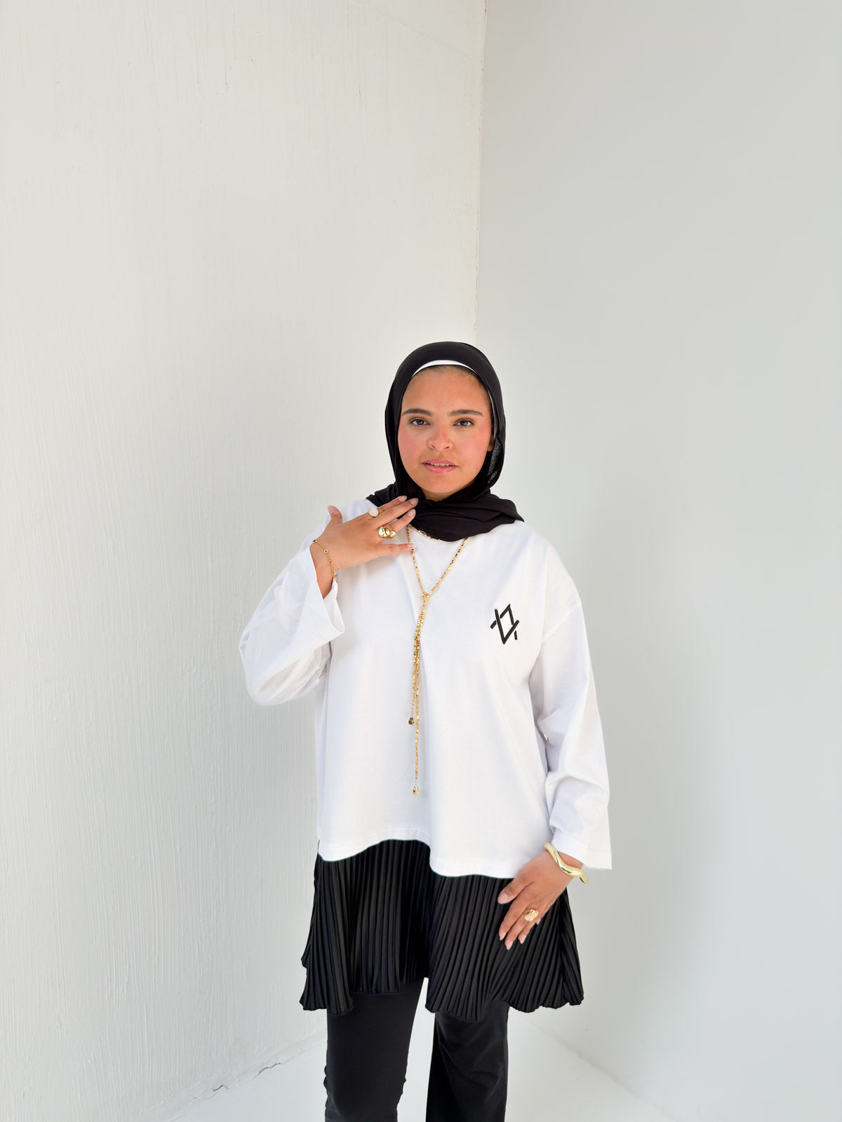 Flow-Tee Top – White