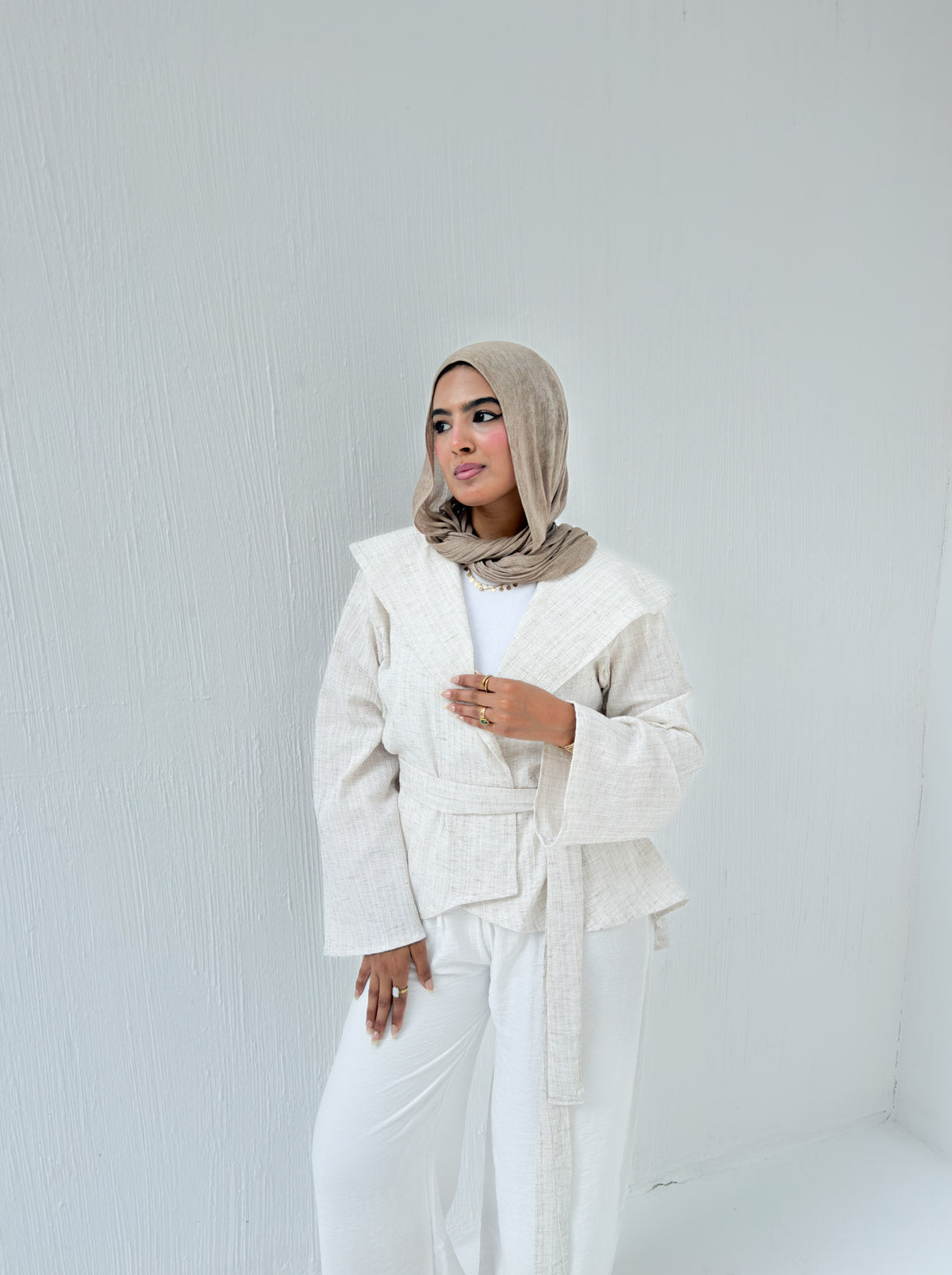 Serene Wrap Top – Natural Ivory