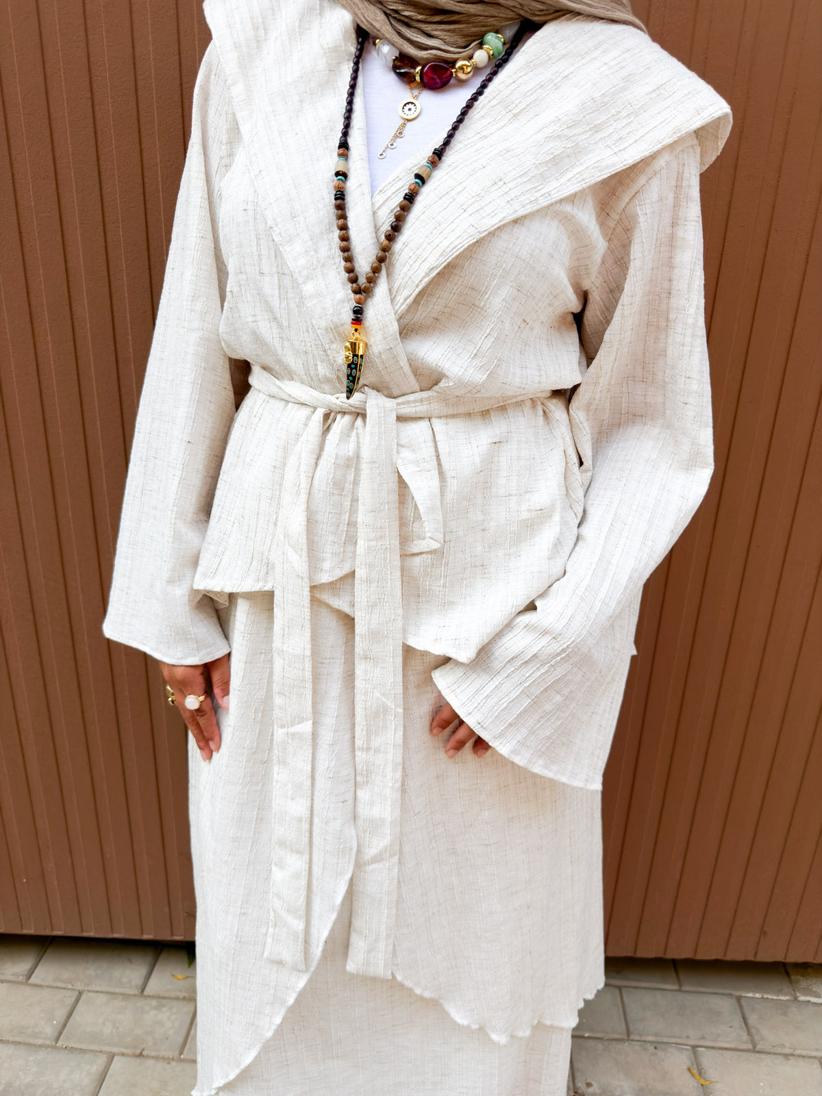 Serene Wrap Top – Natural Ivory