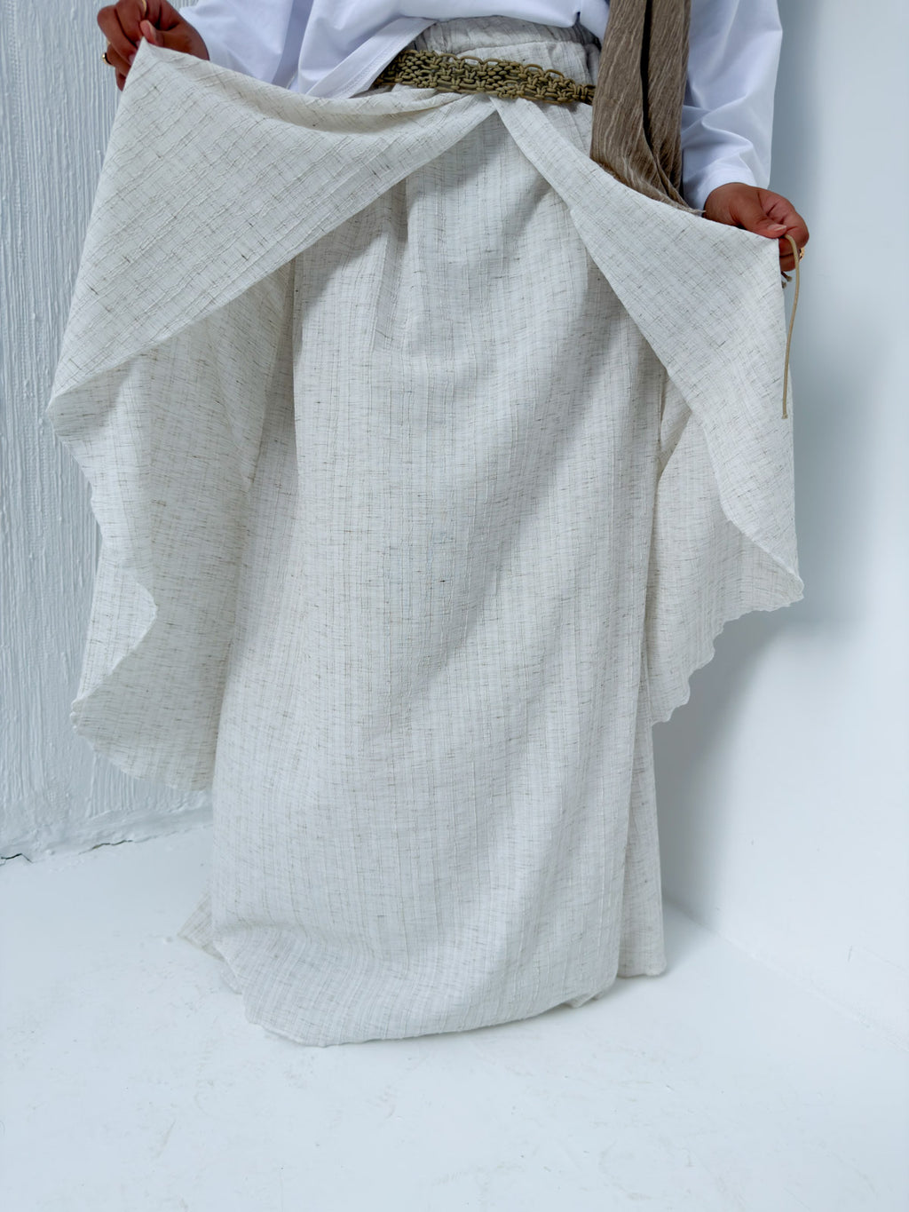 Serene Wrap Skirt – Natural Ivory