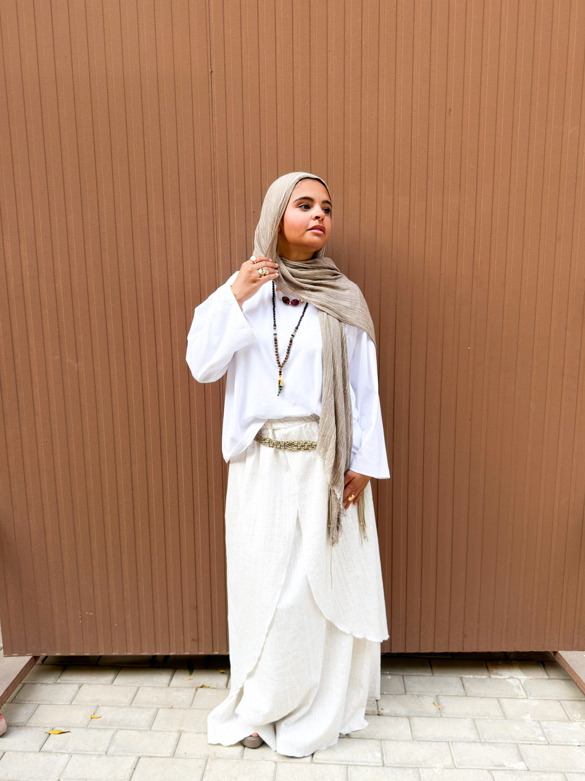 Serene Wrap Skirt – Natural Ivory
